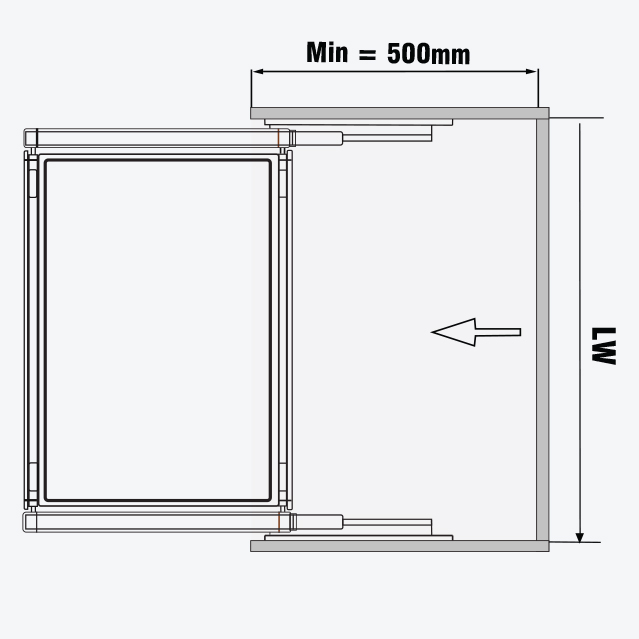 Kệ đựng đồ gấp GARIS GW02 SNOW Series