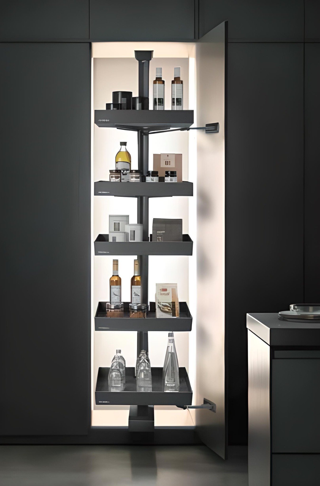 Kệ tủ đồ khô 5 tầng Higold nhôm Xingfa 205183 205186