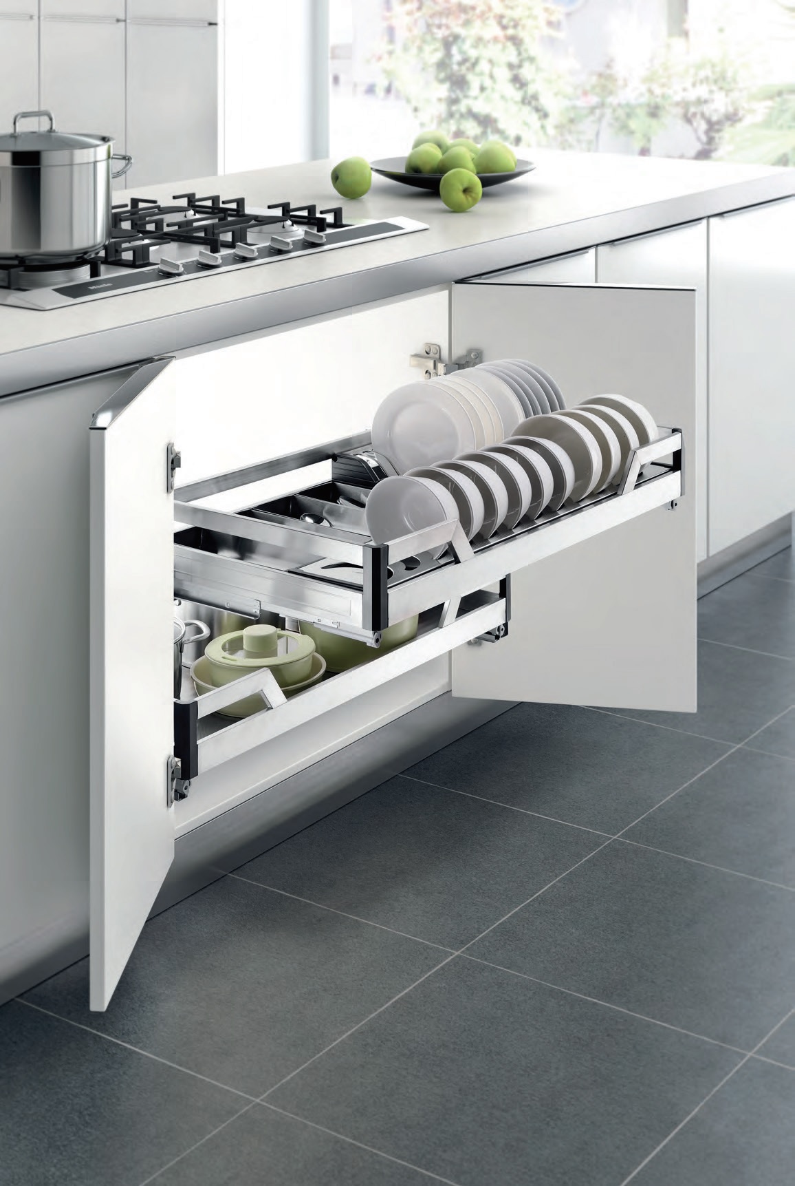 Kệ bát đĩa thìa muỗng inox hộp Higold 303311 303312 303313 303314