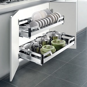 Kệ xoong nồi đa năng inox hộp Higold 303211 303212 303213 303214