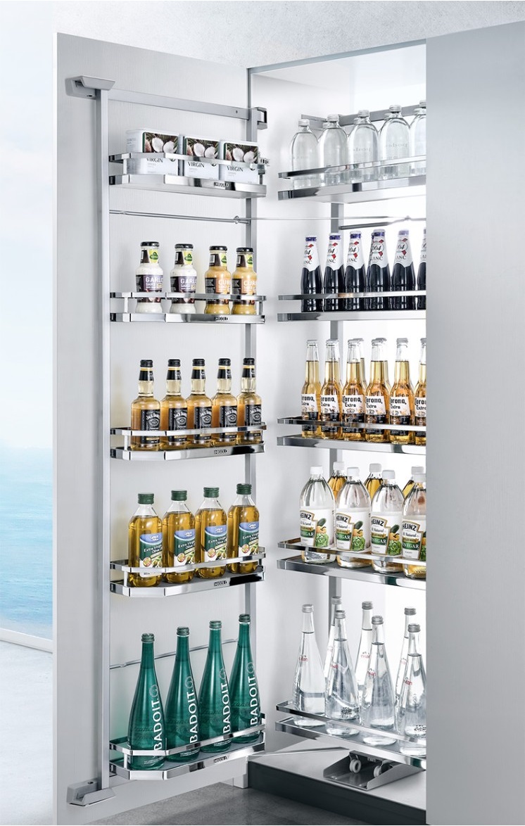 Kệ tủ đồ khô 6 tầng Inox phủ Chrome đáy đặc Higold 202263 202264