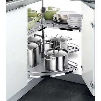 Mâm xoay 270 độ Inox phủ Chrome Higold 101112