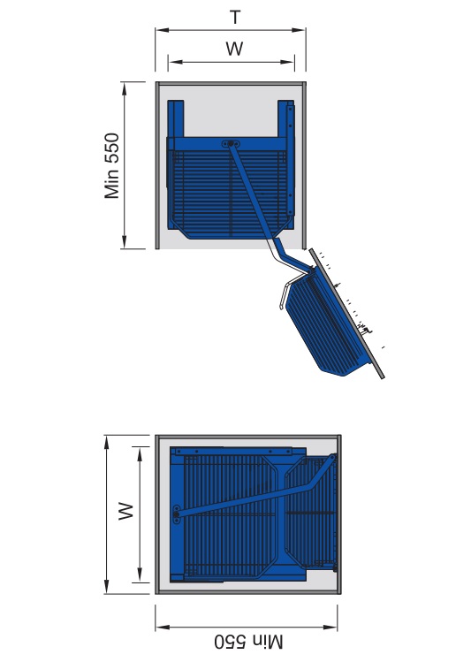 Kệ tủ đồ khô 5 , 6 tầng cánh mở Inox phủ Chrome Higold 202002 202003