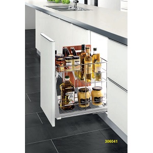 Kệ dao thớt gia vị đa năng Inox nan tròn Higold 306031 306041 306051