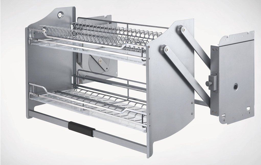 Kệ chén bát nâng hạ di động Inox Sus304 Higold 401251 401252 401253 401254