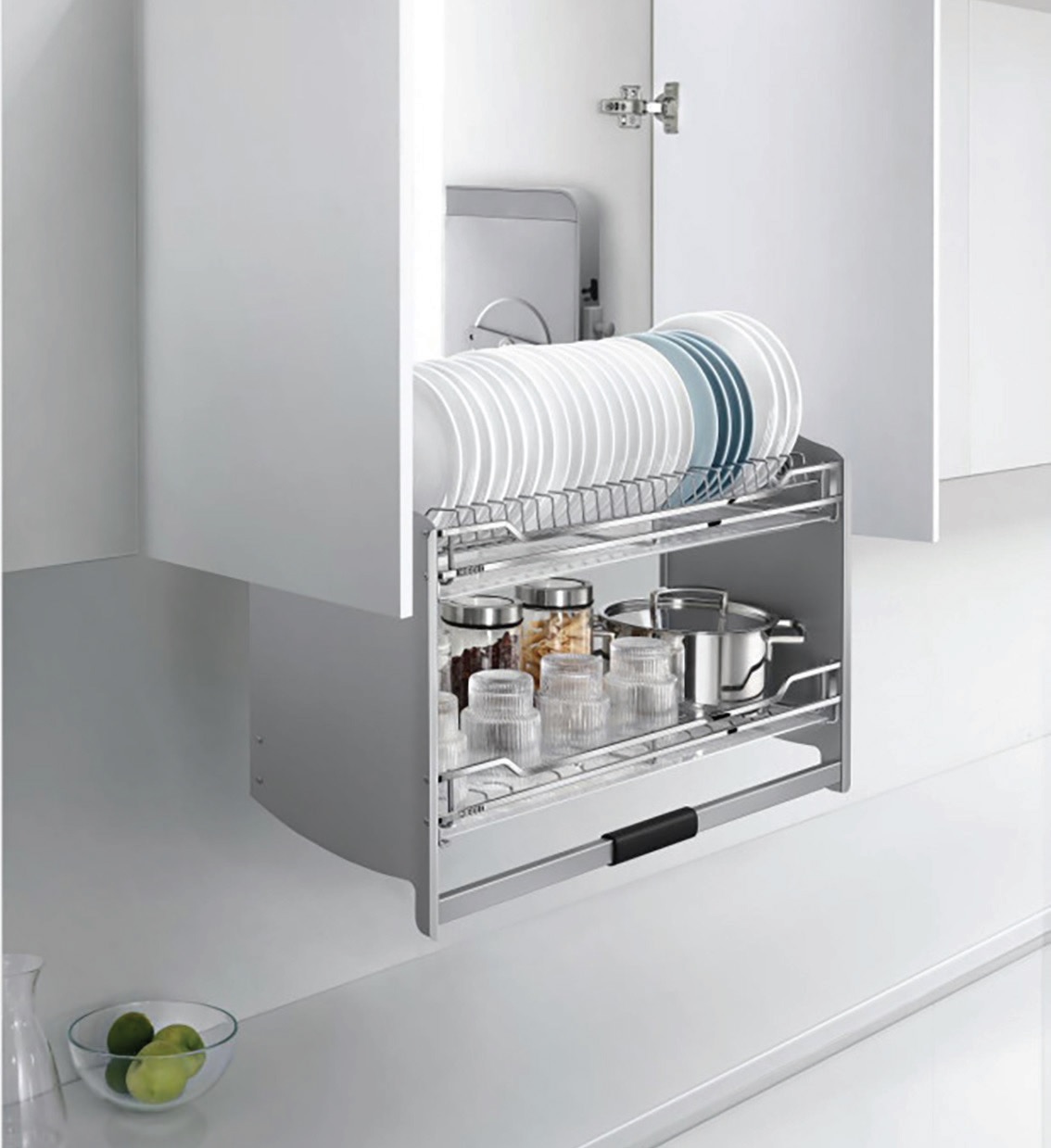 Kệ chén bát nâng hạ di động Inox Sus304 Higold 401251 401252 401253 401254