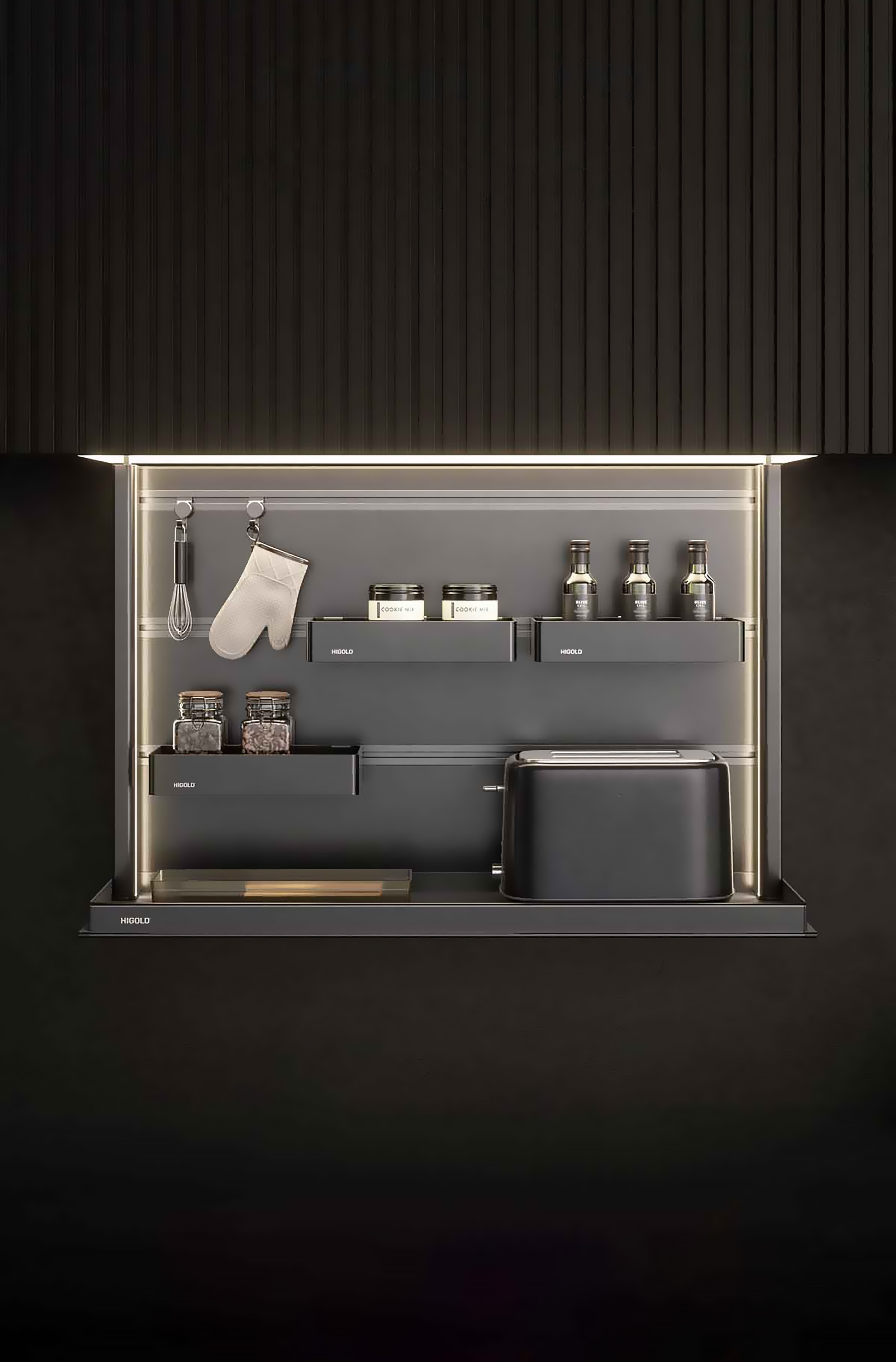 Kệ gia vị nâng hạ điện Higold Star Move Pro Shearer Series 401381 401382 401383 401384