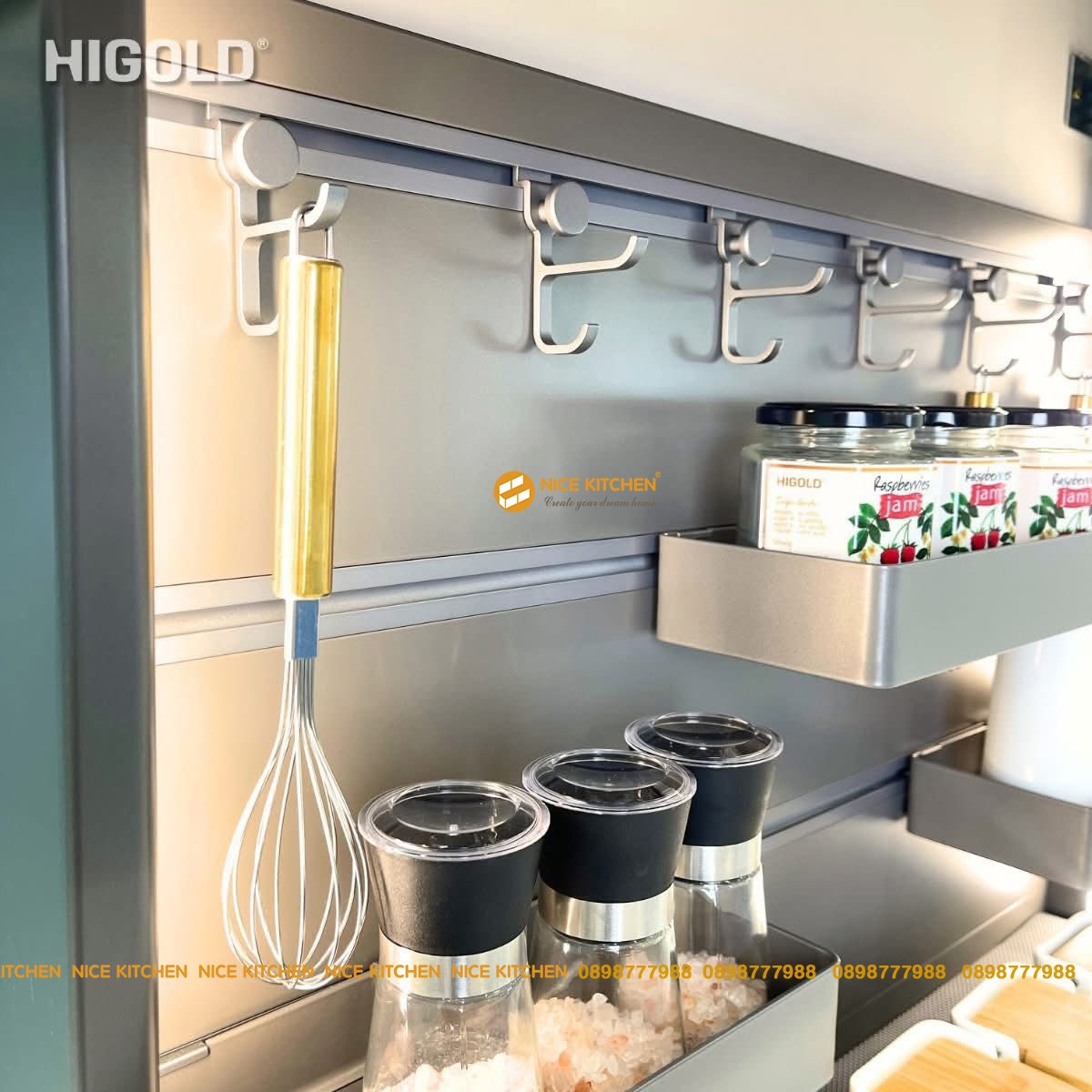 Kệ gia vị nâng hạ điện Higold Star Move Pro Shearer Series 401381 401382 401383 401384