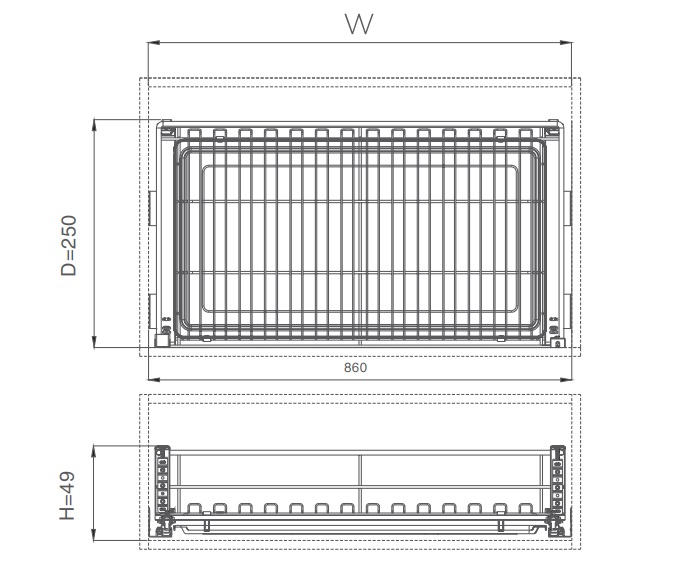 Kệ bát đĩa cố định 2 tầng Inox 201 , Sus304 Higold 401011 401012 401013 401014