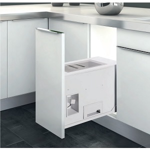 Thùng gạo âm tủ gắn cánh Higold 307036