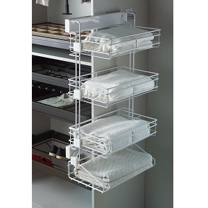 Kệ đựng đồ gấp 4 tầng ray hông Higlod 4515 (L/R)
