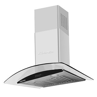 Máy hút mùi kính cong Kocher K-8070i