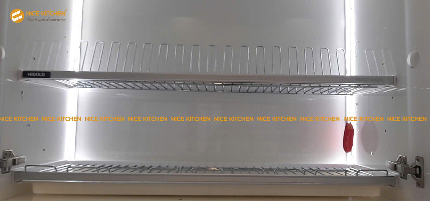 Kệ bát đĩa cố định 2 tầng Inox Sus304 Higold Platinum 401151 401152 401153 401154