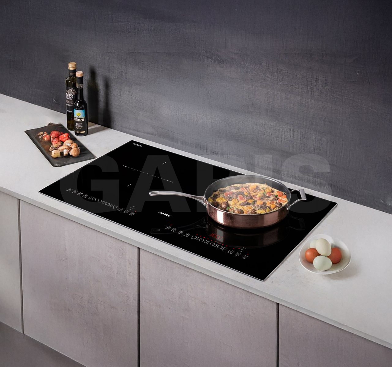 Bếp từ 2 lò Garis G1214