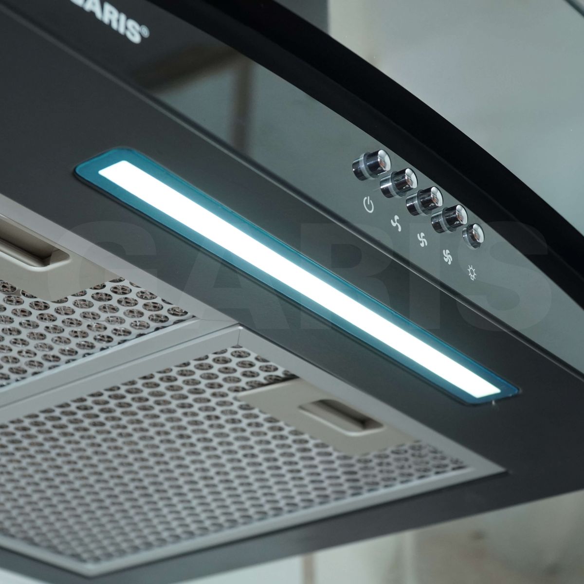 Máy hút mùi kính cong Garis G3117/G3119