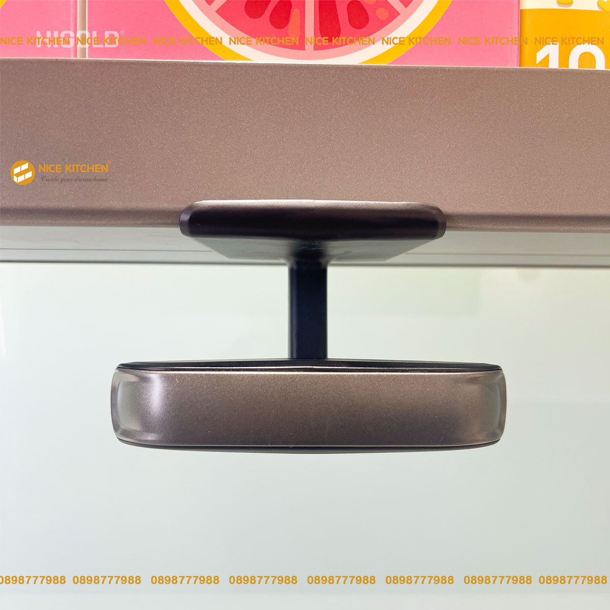 Hình sản phẩm thực tế Kệ gia vị nâng hạ Higold Nebula 401281 401282 401283 401284