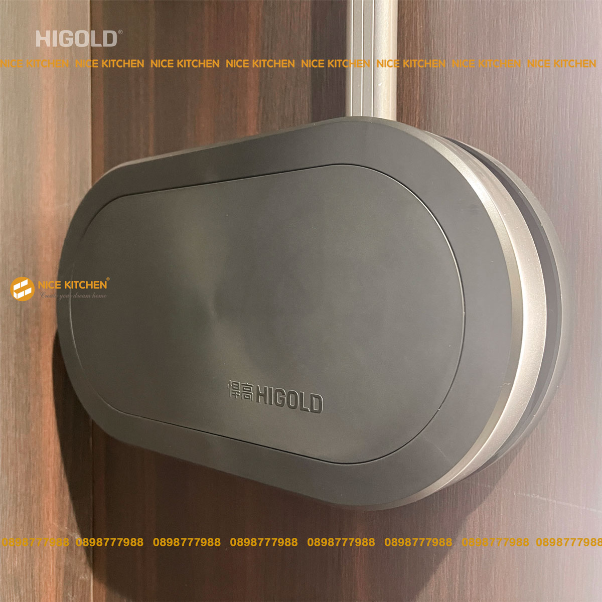 Kệ treo quần áo nâng hạ Higold Series BV Nâu cao cấp 703156S