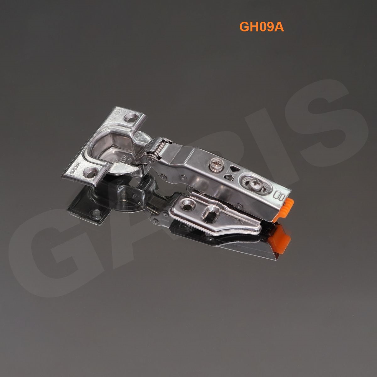 Bản lề  Garis Hamburg GH09, inox 304, piston đồng, giảm chấn, tháo lắp nhanh