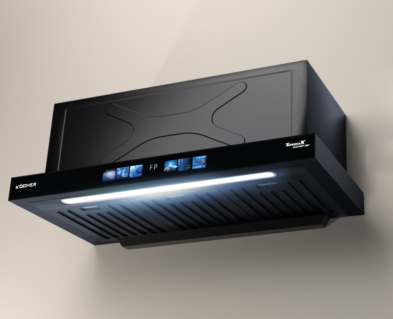 Máy hút mùi âm tủ Kocher Turbo Smart X3D-350.AUC AutoClean