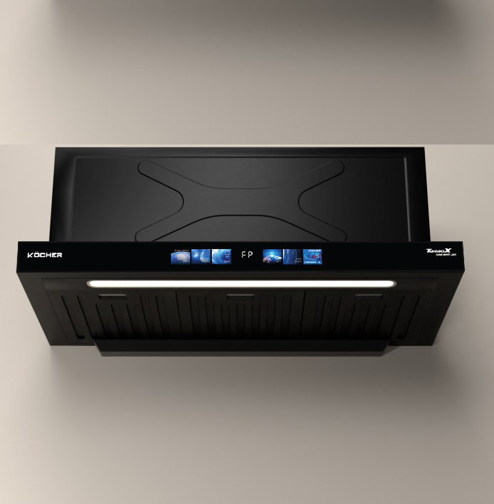Máy hút mùi âm tủ Kocher Turbo Smart X3D-350.AUC AutoClean