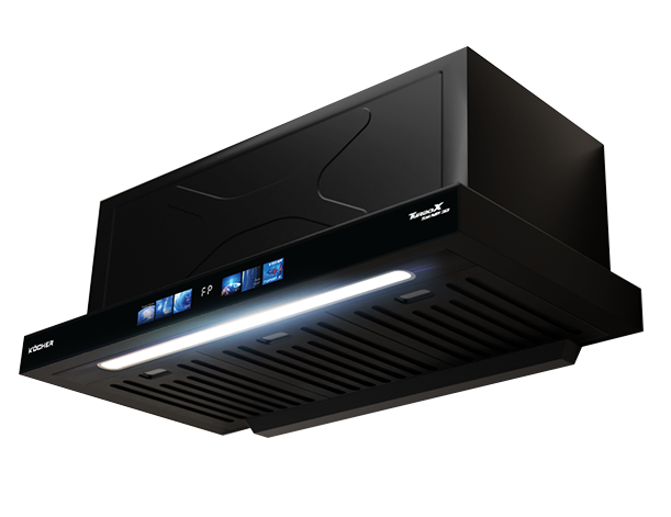Máy hút mùi âm tủ Kocher Turbo Smart X3D-350.AUC AutoClean