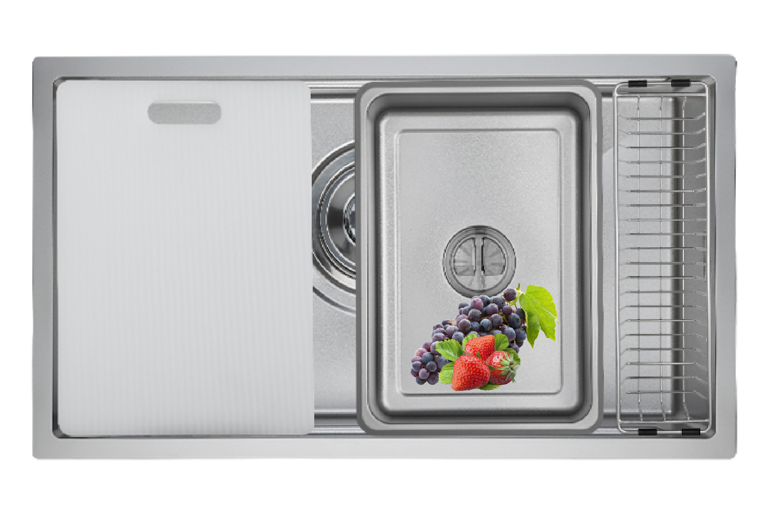 Chậu rửa bát 1 hộc Grand X GX6845V VOLCANO