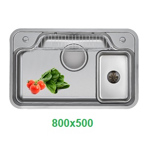 Chậu rửa bát 1 hộc Grand X GX8050JP HIKARI