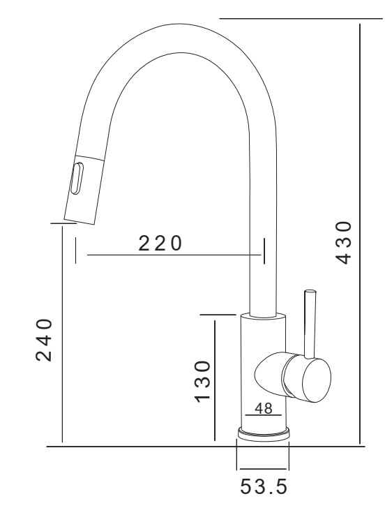 V&ograve;i r&uacute;t n&oacute;ng lạnh Grand X GXF05 Dual Spray