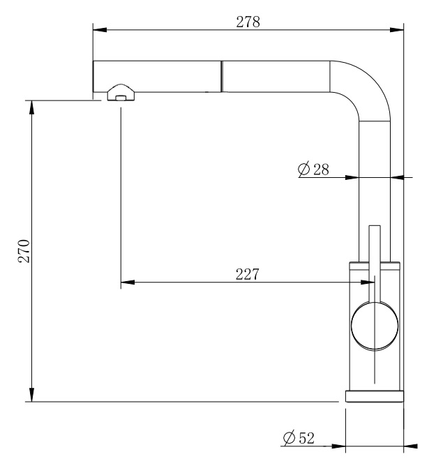 Vòi rút nóng lạnh Grand X GXF02 Dual Spray