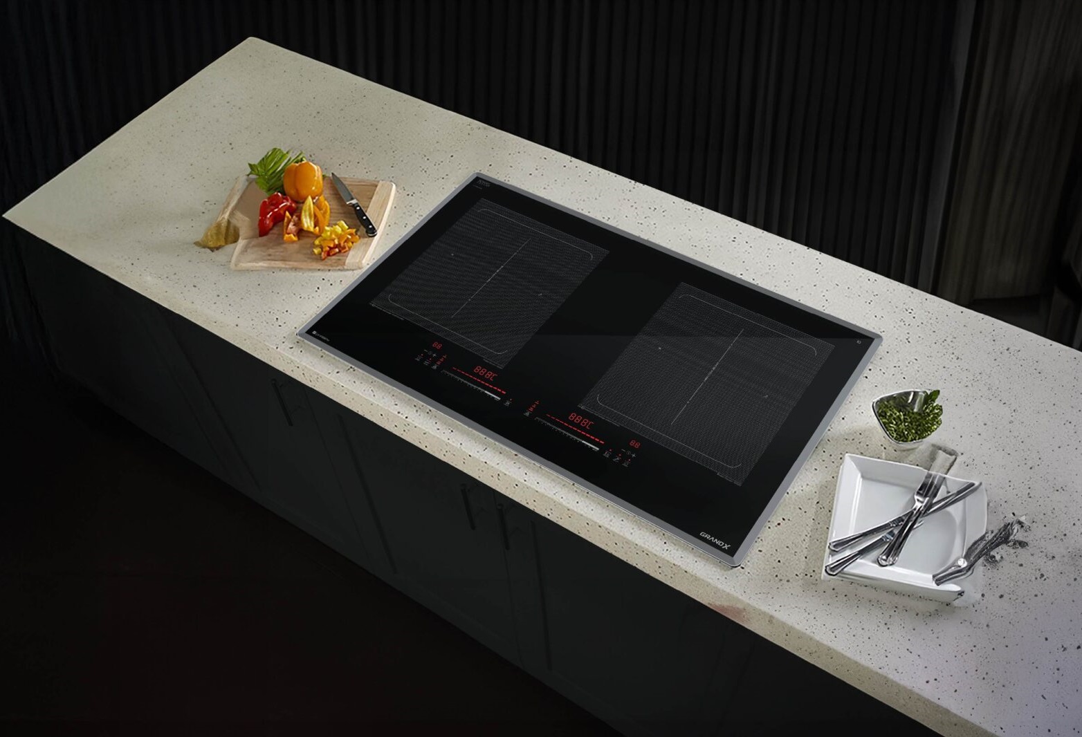 Bếp từ 2 lò Grand X GX IP856Pro Serial 8