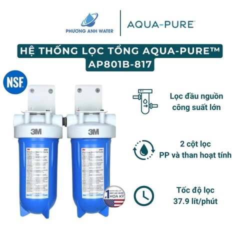 Máy lọc nước tổng đầu nguồn 3M AP801B-817