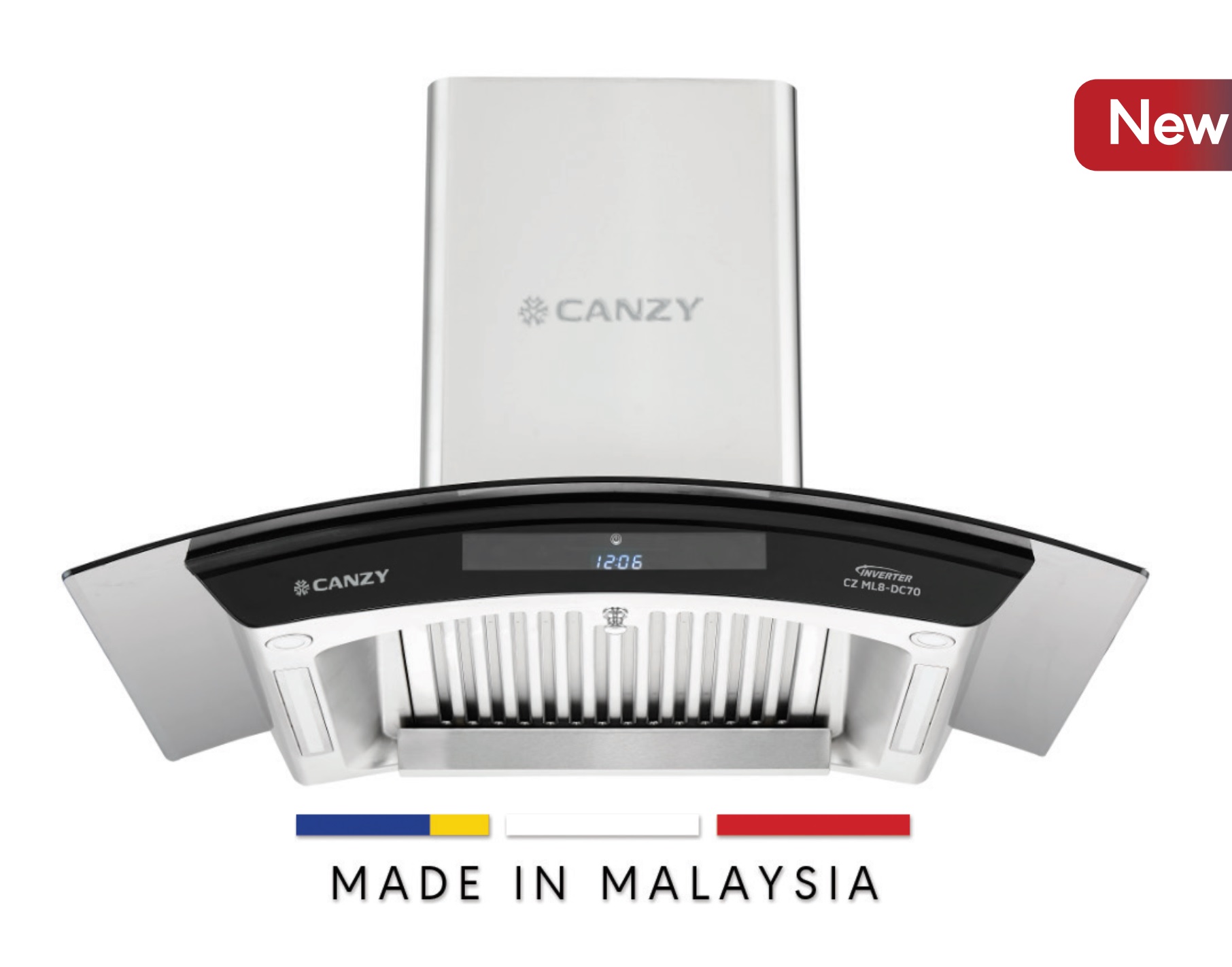 Máy hút mùi kính cong CANZY CZ ML8-70DC