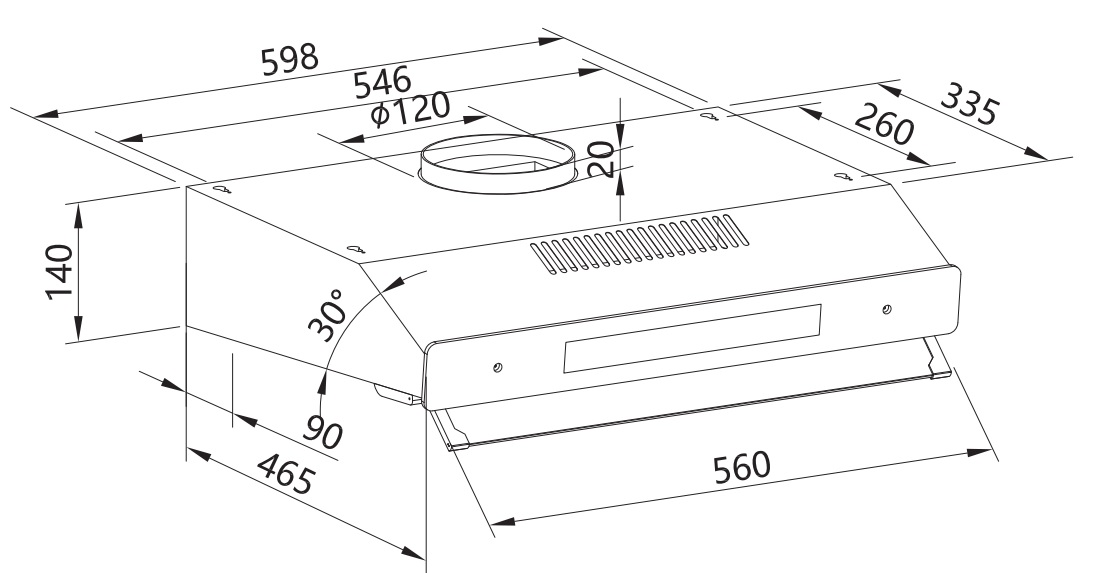 Máy hút mùi cổ điển CANZY CZ 60B50