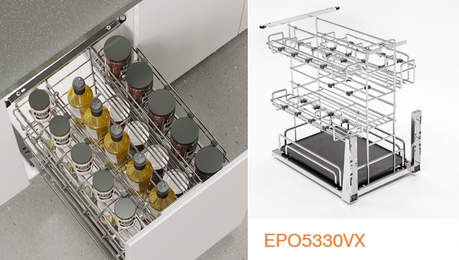 Kệ gia vị EUROGOLD Inox 304 nan Oval EPO5325VX EPO5330VX EPO5335VX EPO5340VX