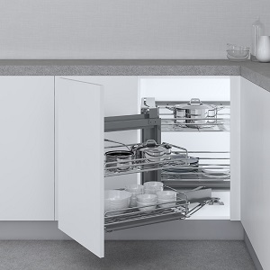 Kệ góc liên hoàn EUROGOLD Inox 304 nan Oval ELO101L ELO102R