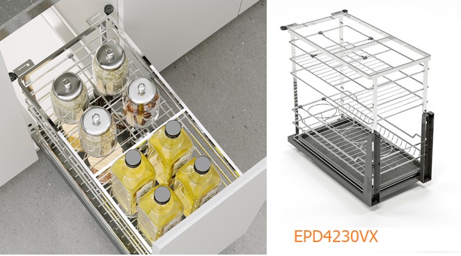 Kệ gia vị EUROGOLD Inox 304 nan dẹt EPD4220VX EPD4225VX EPD4230VX EPD4235VX EPD4240VX