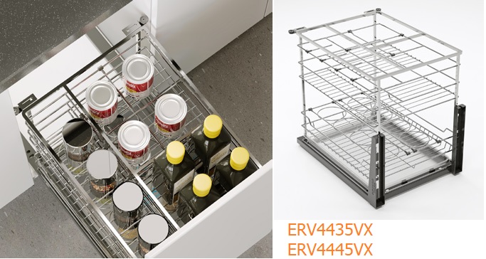 Kệ gia vị đa năng EUROGOLD Inox 304 nan vuông ERV4420VX ERV4425VX ERV4430VX ERV4435VX ERV4440VX