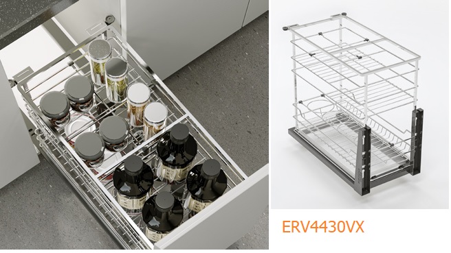 Kệ gia vị đa năng EUROGOLD Inox 304 nan vuông ERV4420VX ERV4425VX ERV4430VX ERV4435VX ERV4440VX