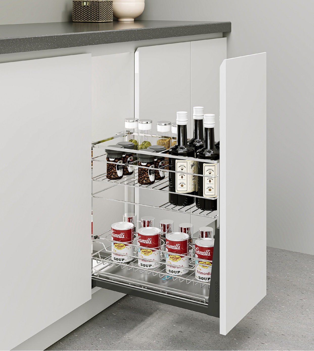 Kệ gia vị đa năng EUROGOLD Inox 304 nan vuông ERV4420VX ERV4425VX ERV4430VX ERV4435VX ERV4440VX