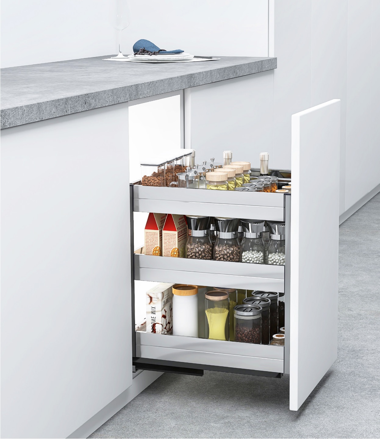 Kệ gia vị đa năng EUROGOLD inox hộp EUB4520 EUB4525 EUB4530 EUB4535 EUB4540