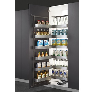 Kệ tủ đồ khô 6 tầng EUROGOLD Inox hộp phay xước mờ EMX10645