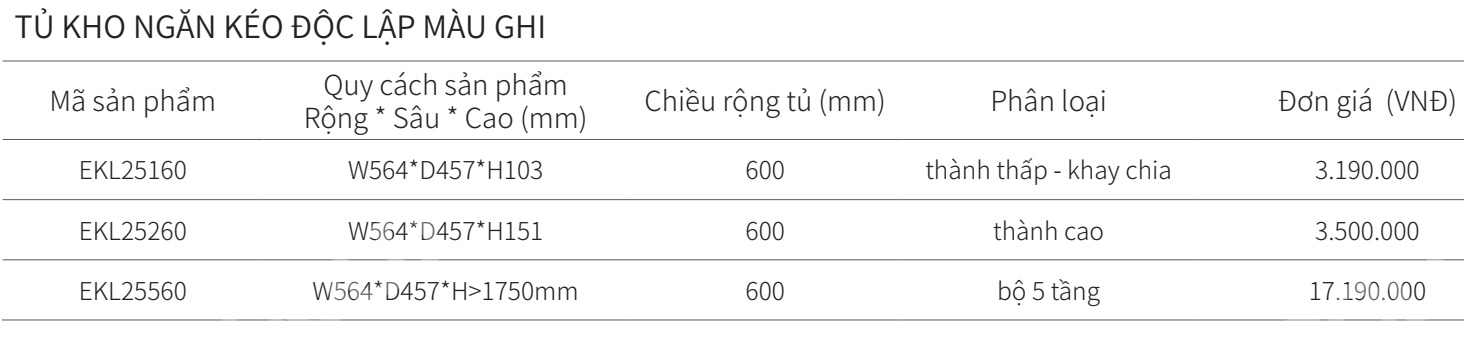 Tủ kho ngăn kéo độc lập EUROGOLD EKL25160 EKL25260 EKL25560