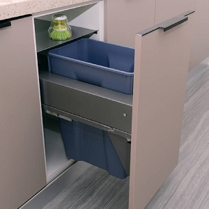 Thùng rác đơn gắn cánh ray âm giảm chấn EUROGOLD ERA300 ERA400