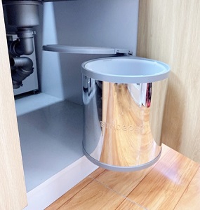 Thùng rác tròn gắn cánh đặt dưới bồn rửa EUROGOLD ERT101 ERT103