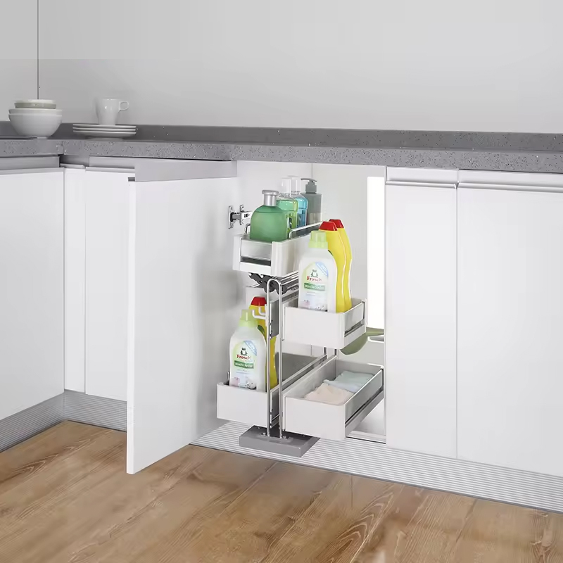 Kệ đa năng đựng chai lọ, chất tẩy rửa inox hộp EUROGOLD ETR400