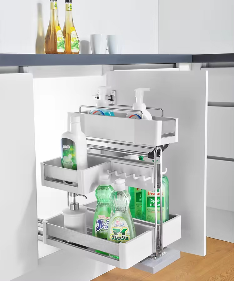 Kệ đa năng đựng chai lọ, chất tẩy rửa inox hộp EUROGOLD ETR400