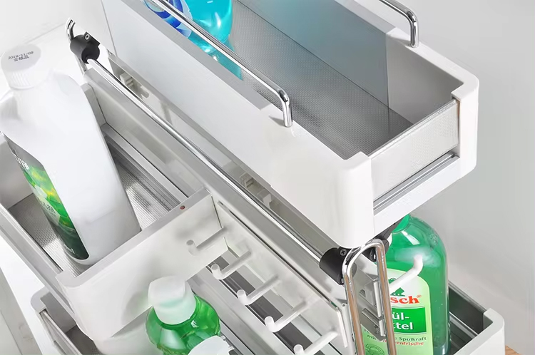 Kệ đa năng đựng chai lọ, chất tẩy rửa inox hộp EUROGOLD ETR400