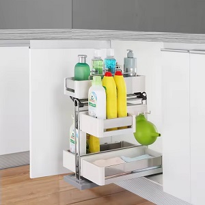 Kệ đa năng đựng chai lọ, chất tẩy rửa inox hộp EUROGOLD ETR400