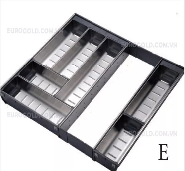 Khay chia thìa muỗng Inox 304 EUROGOLD ETC645A ETC650A ETC645E ETC650E