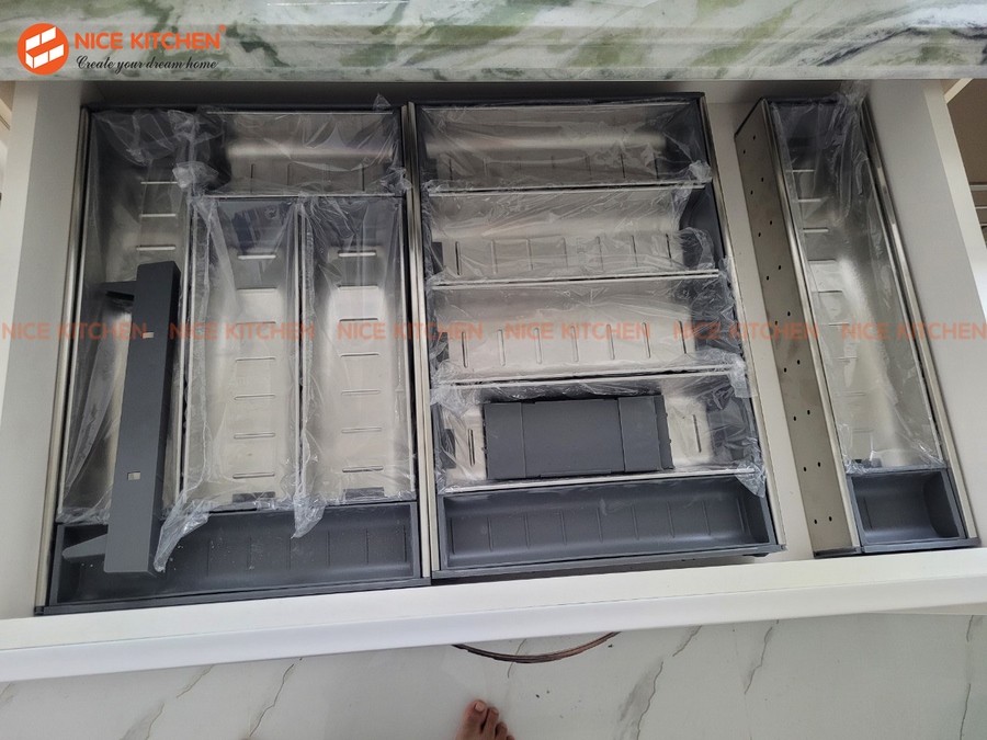 Khay chia thìa muỗng Inox 304 EUROGOLD ETC645A ETC650A ETC645E ETC650E